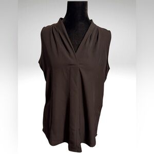 Calvin Klein Black Sleeveless Blouse